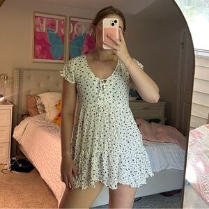 American Eagle Babydoll Mini Dress